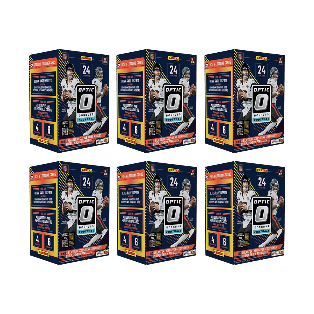 BREAK#046 TUESDAY 2024 Panini Donruss Optic Football Blaster (x6) Pick Your Team (MD) RIP ON FILL