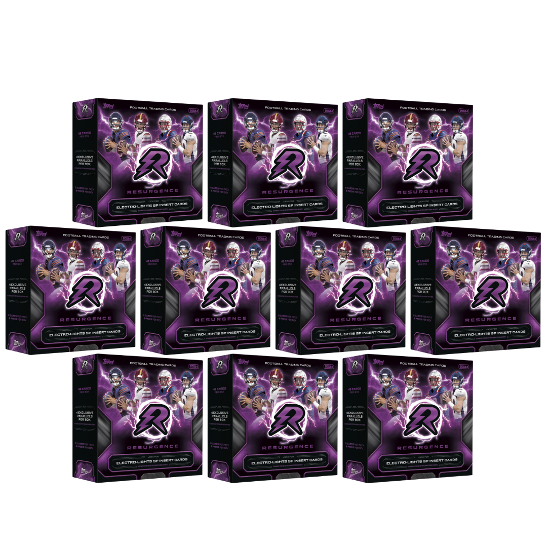 BANGER#136 2024 Topps Resurgence Football Mega Half Case (10 Box) Break (LOGAN) 05/11/25 05:30 PM EST or RIP ON FILL