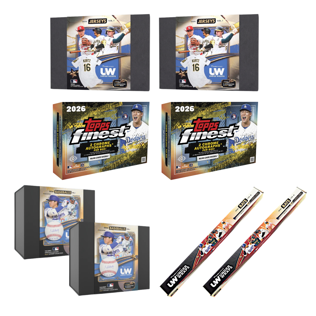 MLB127 | PYT | 2026 UNDER WRAPS MLB BASEBALLS (x2) + UNDERWRAPS