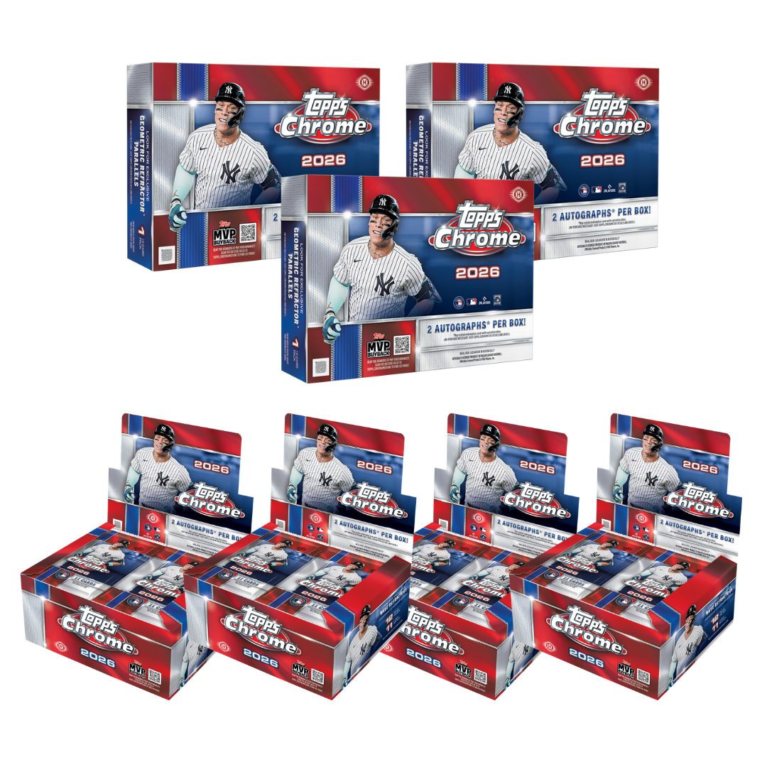 MLB133 | PYT | 2026 TOPPS CHROME BASEBALL JUMBO HALF CASE (4 BOXES