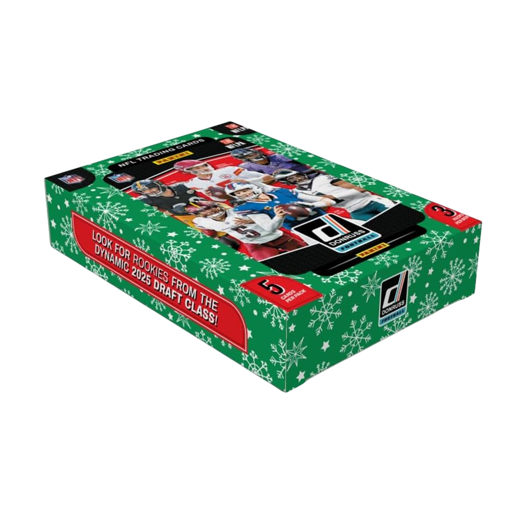 2025 Panini Donruss Football Holiday Tins Trading Cards