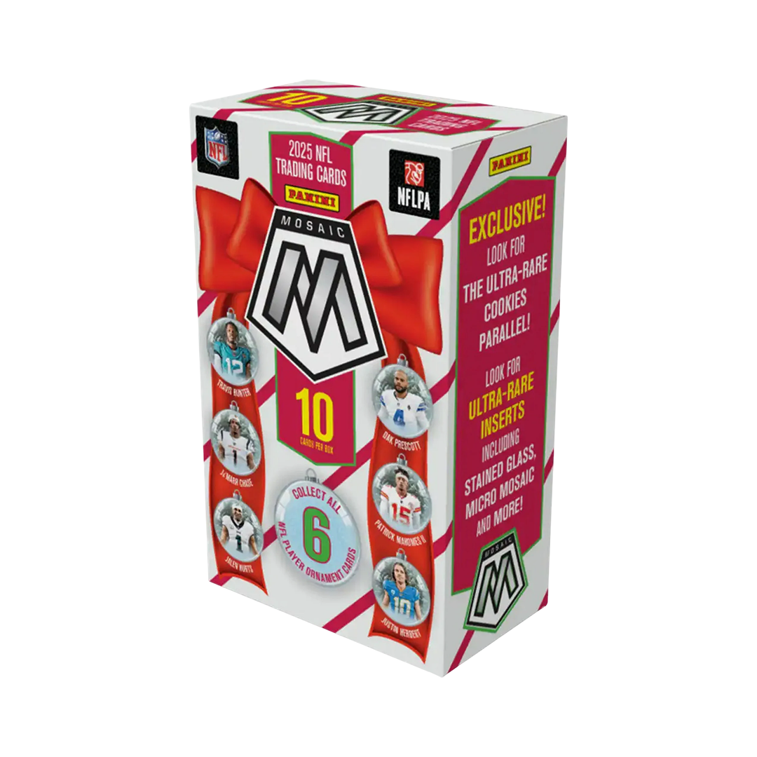 2025 Panini Mosaic Football Ornament Trading Cards