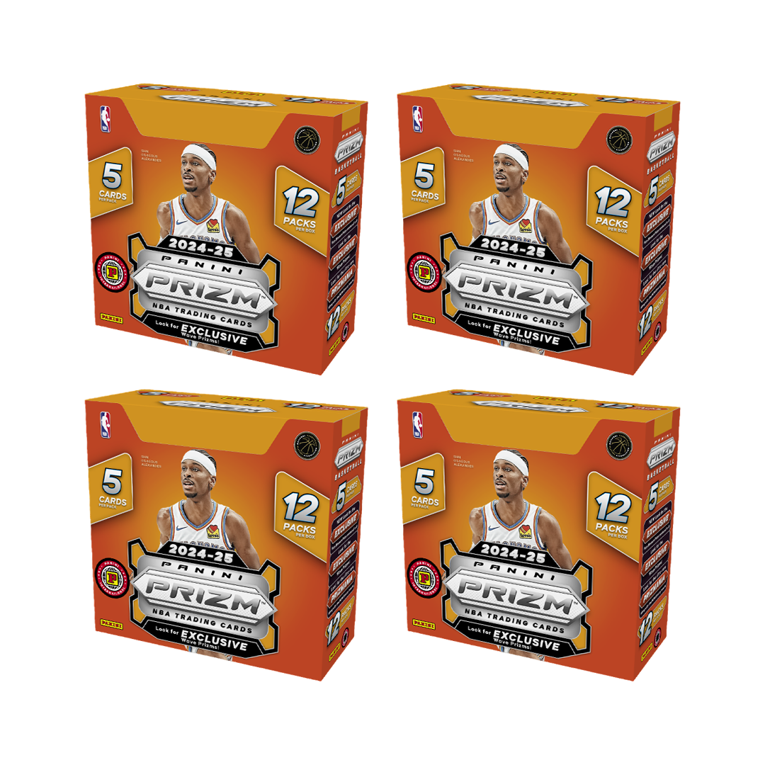 BREAK#423 SATURDAY 10/25/25 04:00 PM EST or RIP ON FILL 2024-25 Panini Prizm Basketball International Hobby (x4) Pick Your Team (LTFO)