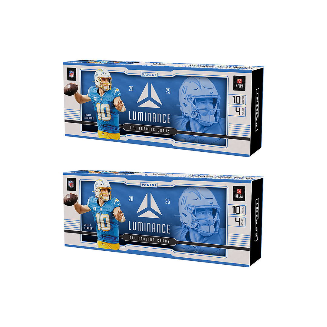 BREAK#038 TUESDAY 2025 Panini Luminance Football Hobby (x2) Pick Your Team (AC) RIP ON FILL