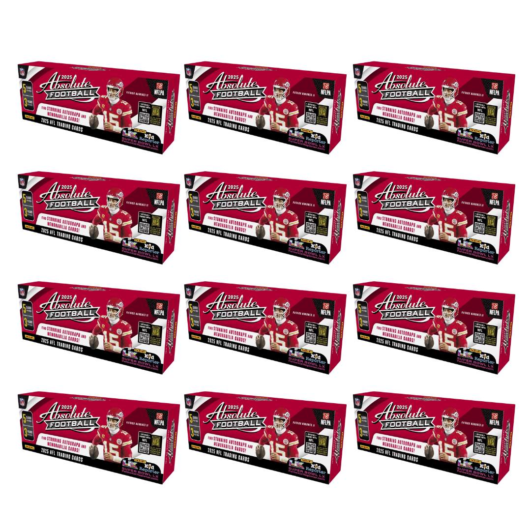 BREAK#567 SATURDAY 11/02/25 01:00 AM EST or RIP ON FILL 2025 Panini Absolute Football Hobby Case (12 Box) Pick Your Team (SM)