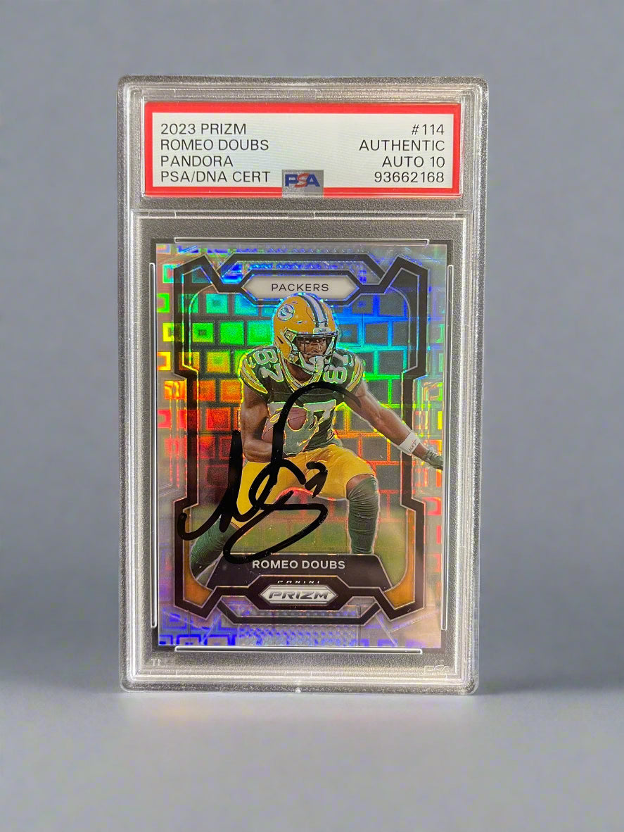 Romeo Doubs - 2023 Prizm Pandora #/400 On-Card Autograph