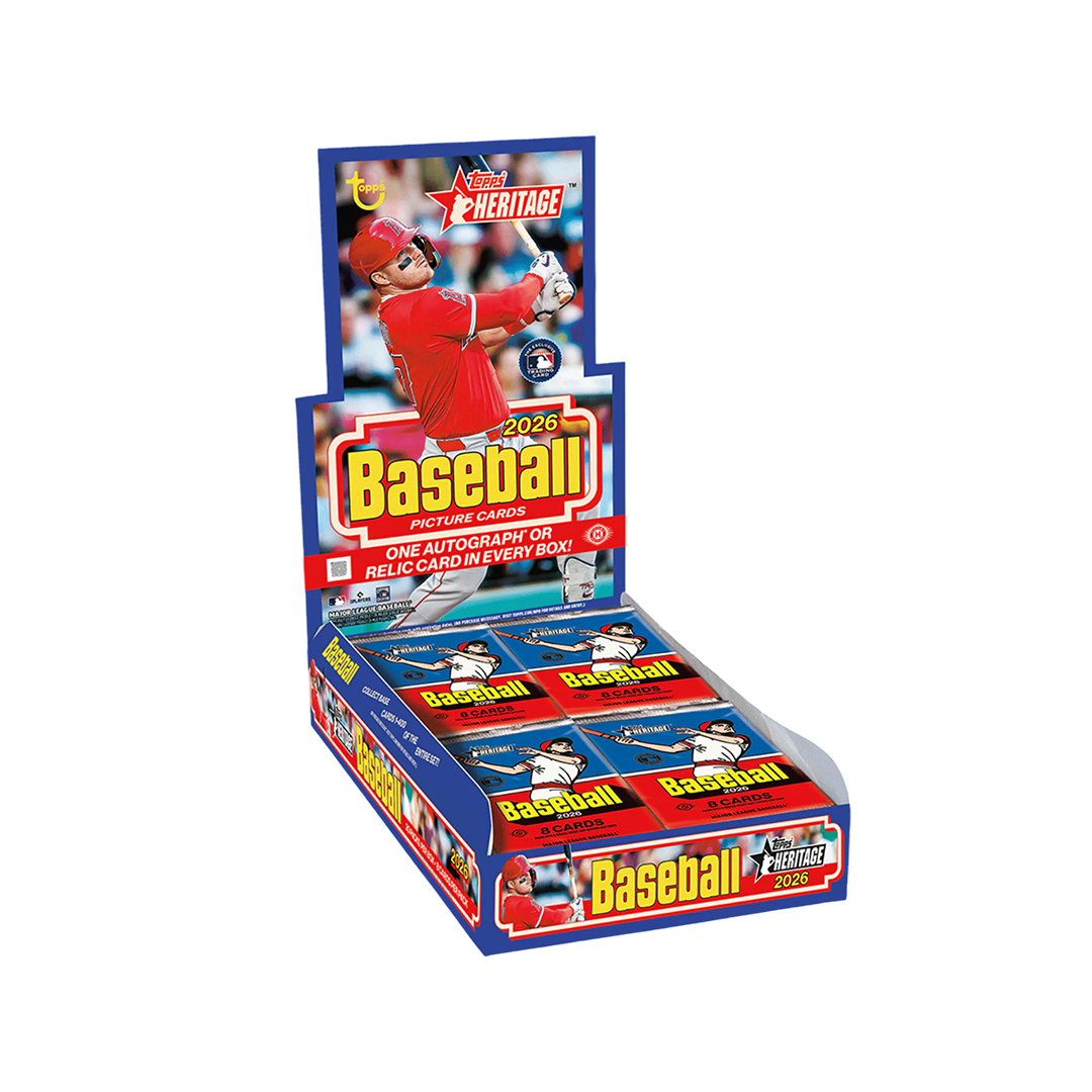 2026 Topps Heritage Baseball Hobby Trading Cards