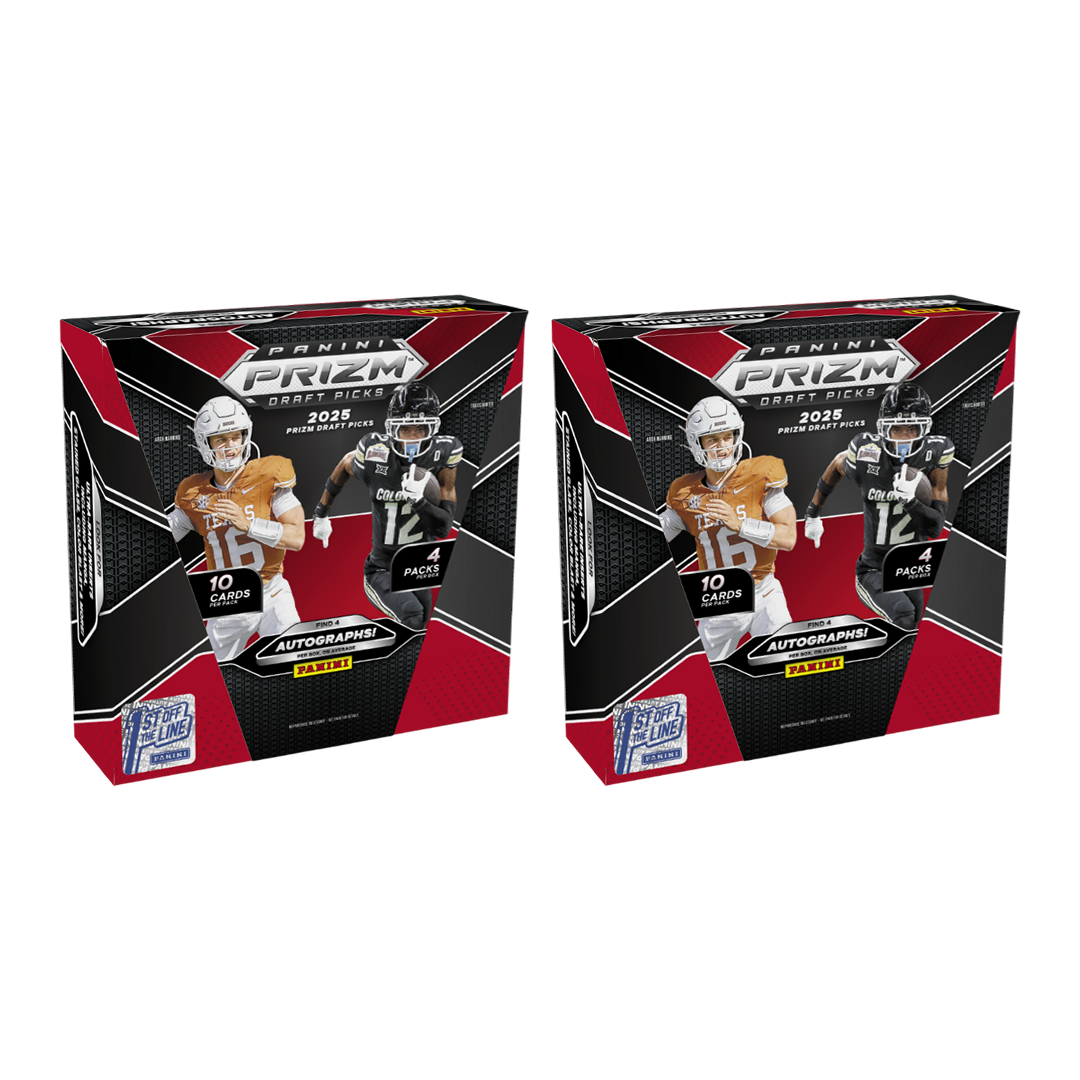 BREAK#047 SUNDAY 2025 Panini Prizm Draft Picks Football First Off The Line Hobby (x2) Pick Your Team (BP) RIP ON FILL