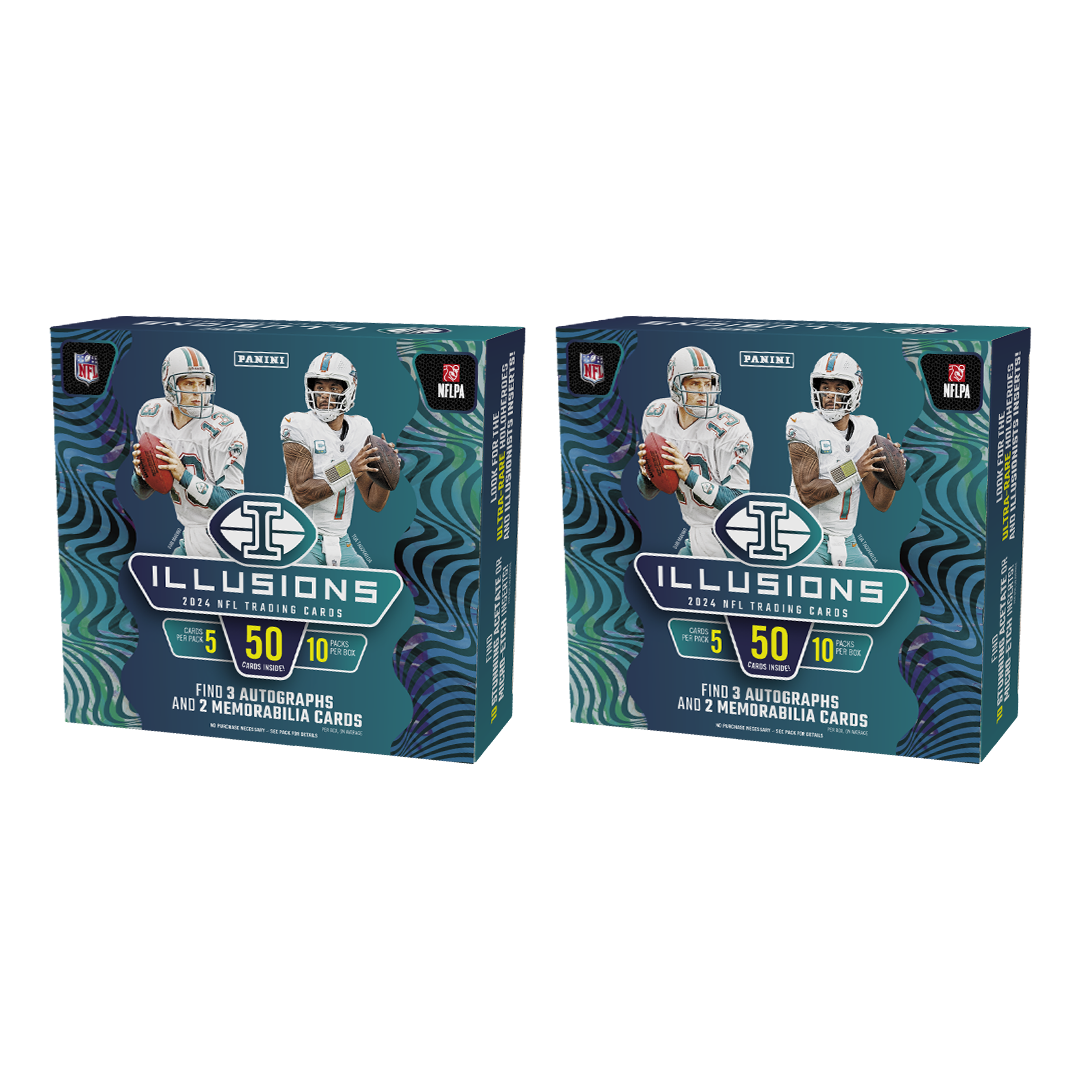 BREAK#722 WEDNESDAY 2024 Panini Illusions Football Hobby (x2) Pick Your Team (BSLW) RIP ON FILL