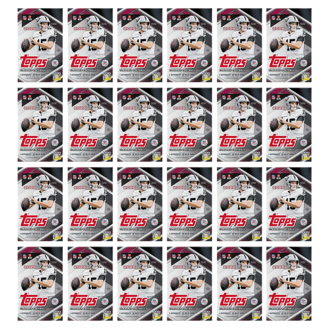 BREAK#041 **NEW RELEASE** 2026 Topps Football Hobby Double Case (24 Box)  Team Break 08/22/26 RIP ON FILL