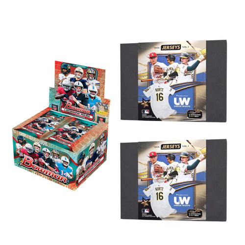 #MLB052 | PYT | 2026 UNDERWRAPS MLB JERSEY VOL I (x2) + 2026 BOWMAN JUMBO