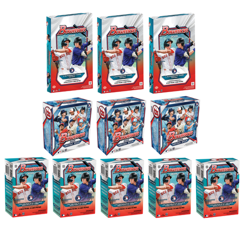 #MLB057 | PYT | 2026 BOWMAN BASEBALL HOBBY (x3) + MEGA (x3) + BLASTER (x5) (NO PAPER BASE)