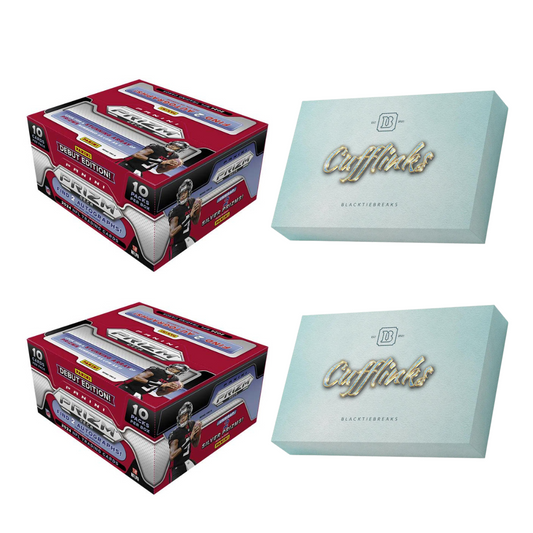 BREAK#073 FRIDAY 2024 Panini Prizm DECA Football Hobby (x2) + Panini Football Cufflink (x2) Pick Your Team (ACBS) 05/09/25 09:00 PM EST or RIP ON FILL
