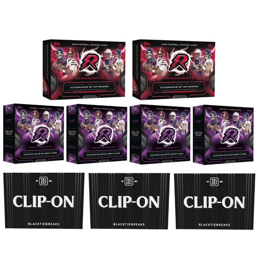 BREAK#078 FRIDAY 2024 Topps Resurgence Football Breaker's Delight (x2) + Topps Resurgence Football Mega (x4) + Panini Football Clip-On (x3) Pick Your Team (AC) 05/10/25 02:00 AM EST or RIP ON FILL