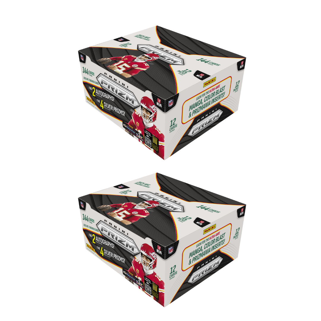 BREAK#131 SUNDAY 02/08/26 08:30 PM EST or RIP ON FILL 2025 Panini Prizm Football Hobby (x2) Pick Your Team (BPFO)