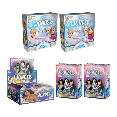 BANGER#078 SUNDAY 2025 Topps Disney Wonder Hobby + Topps Disney Wonder Mega (x2) + Topps Disney Wonder Blaster (x2) Pick Your Team (CT) RIP ON FILL