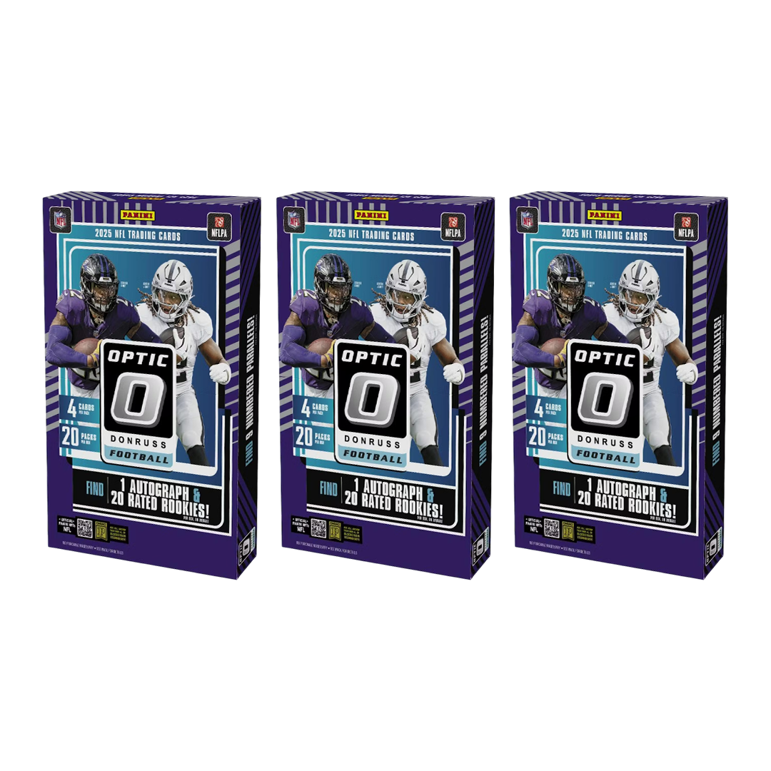BREAK#092 TUESDAY 02/03/26 11:00 PM EST or RIP ON FILL 2025 Panini Donruss Optic Football Hobby (x3) Pick Your Team (SM)