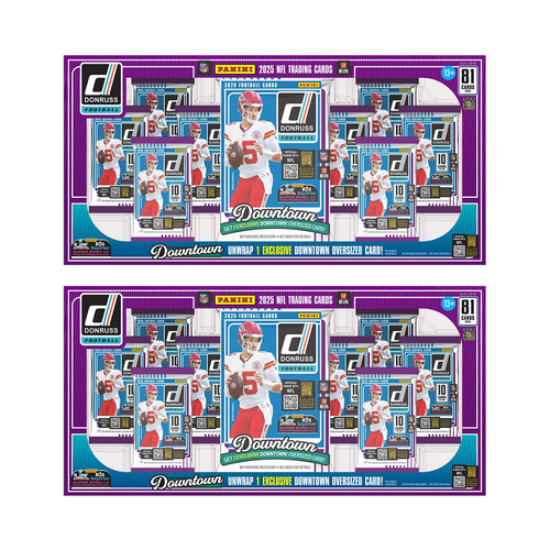BANGER#095 WEDNESDAY 2025 Panini Donruss Football Oversized Downtown Bundle (x2) Pick Your Team (CT) RIP ON FILL