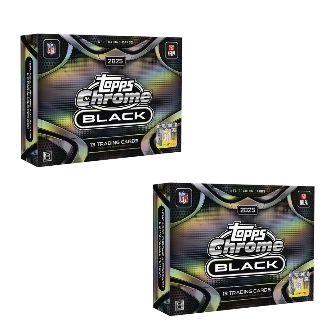 BREAK#102 2025 Topps Chrome Black Football Hobby (x2) Team Break 09/04/26 01:00 PM EST RIP ON FILL