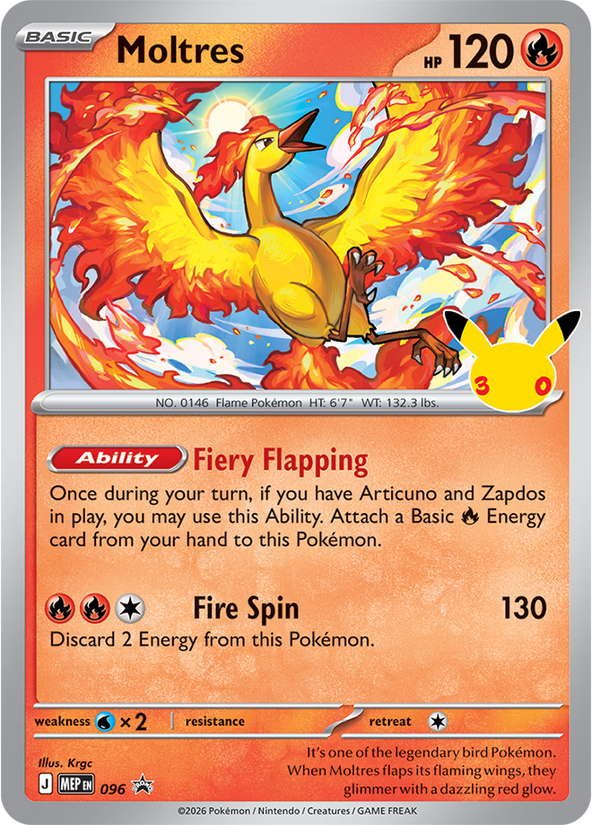 Pokémon 30th Anniversary Poster Collection Trading Card Game (TCG)