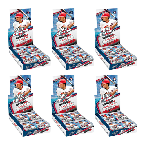 #MLB100 | PYT | 2025 TOPPS CHROME UPDATE BASEBALL HOBBY HALF CASE (6 Boxes)