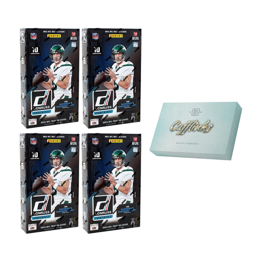 BREAK#126 MONDAY 2024 Panini Donruss Football Hobby (x4) + Panini Football Cufflink Pick Your Team (BP) 05/12/25 08:00 PM EST or RIP ON FILL