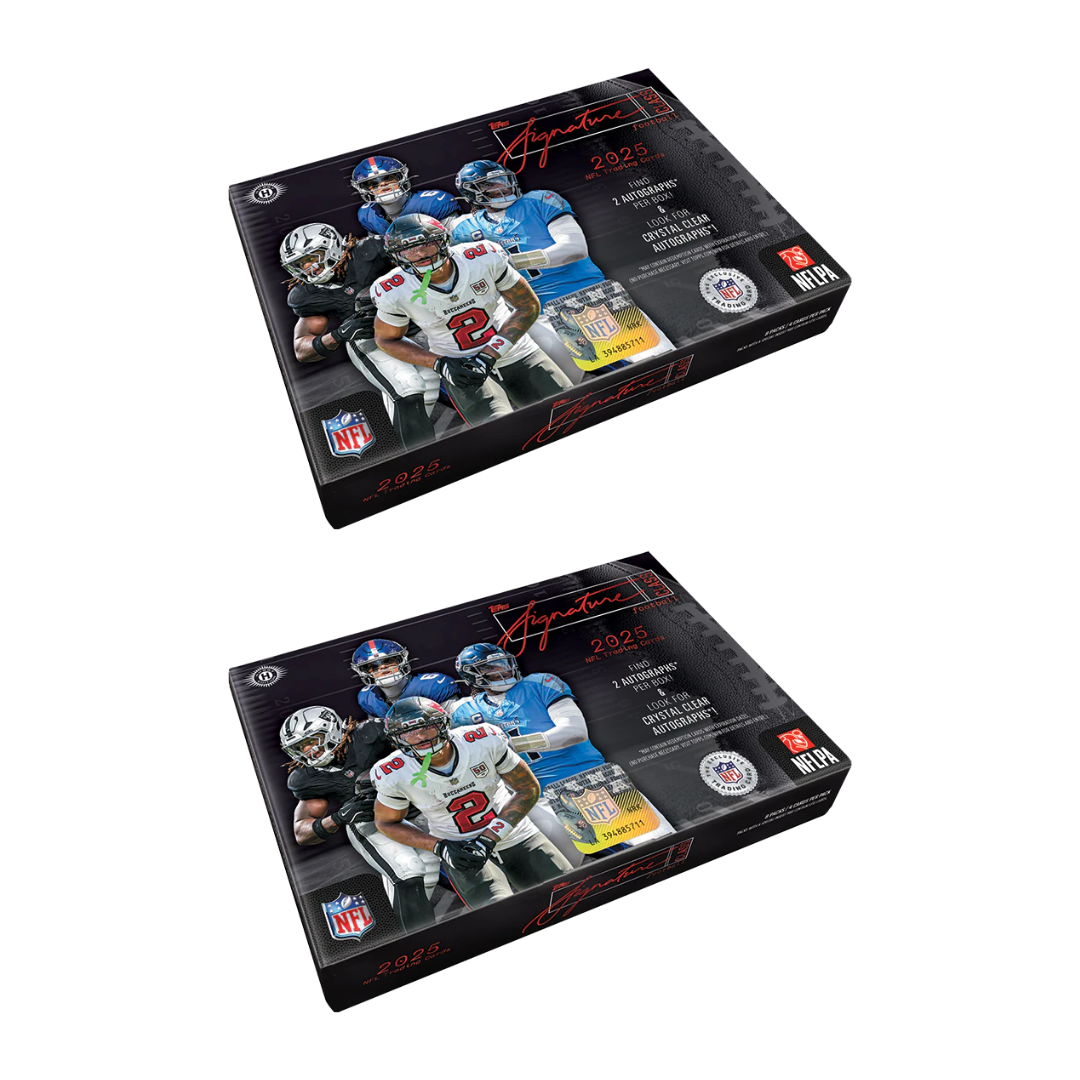 BREAK#120 WEDNESDAY 2025 Topps Signature Class Football Hobby (x2) Pick Your Team (MD) 06/10/26 02:00 PM EST or RIP ON FILL