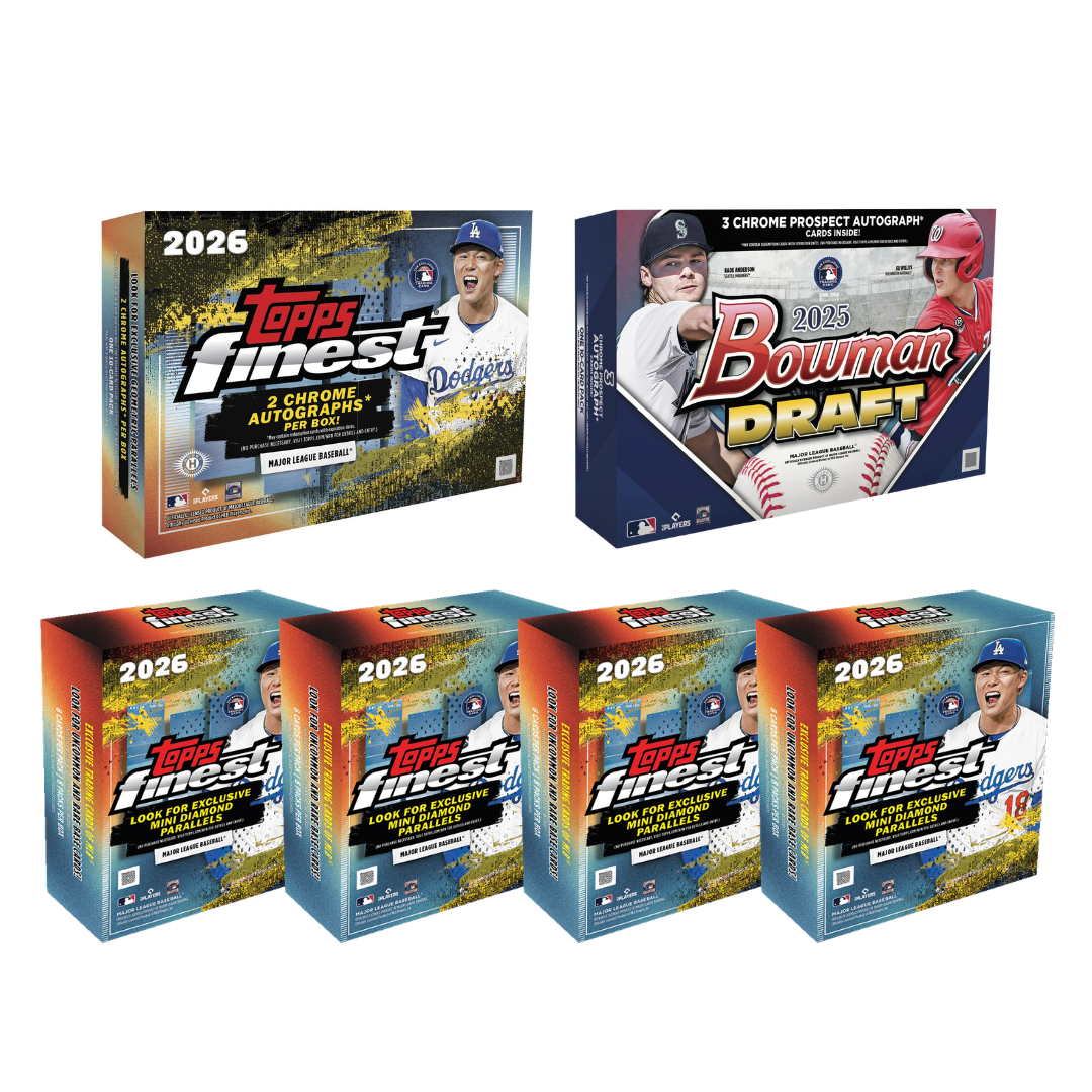 #MLB121 | PYT | 2026 TOPPS FINEST BASEBALL DELIGHT + 2025 BOWMAN DRAFT DELIGHT + 2026 TOPPS FINEST BASEBALL MEGA (x4)