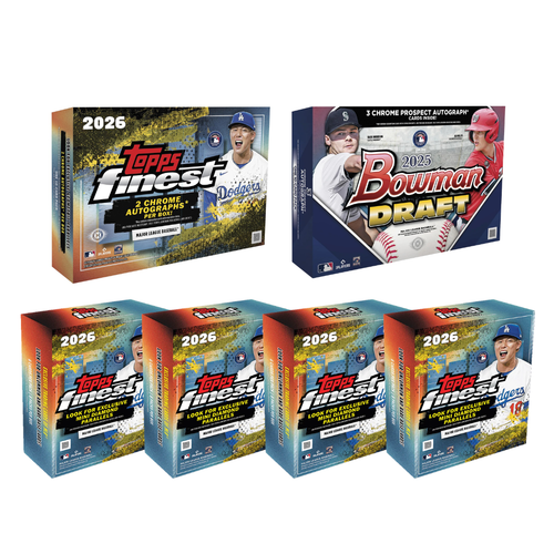 #MLB121 | PYT | 2026 TOPPS FINEST BASEBALL DELIGHT + 2025 BOWMAN DRAFT DELIGHT + 2026 TOPPS FINEST BASEBALL MEGA (x4)