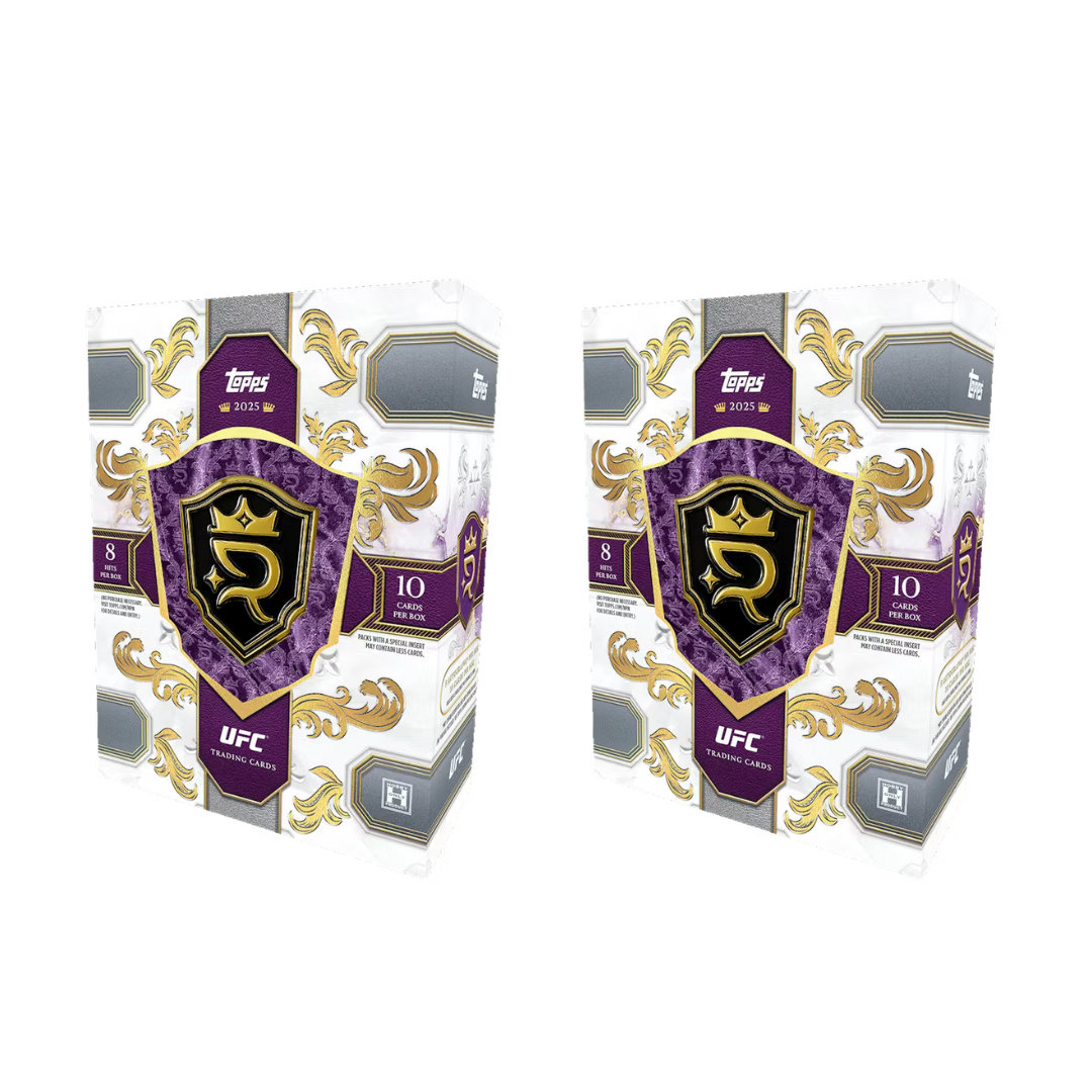BREAK#126 SATURDAY 02/07/26 11:30 PM EST or RIP ON FILL 2025 Topps Royalty UFC Hobby Half Case (2 Box) Pick Your Team (BPFO)