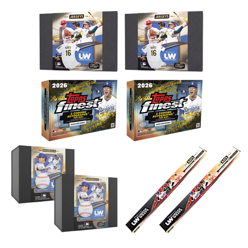 #MLB127 | PYT | 2026 UNDER WRAPS MLB BASEBALLS (x2) + UNDERWRAPS MLB BATS VOL 2 (x2) + UNDERWRAPS MLB JERSEY (x2) + 2026 TOPPS FINEST BASEBALL DELIGHT (x2)