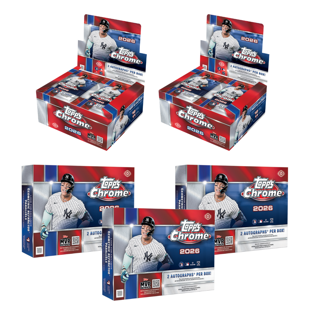 #MLB137 | PYT | 2026 TOPPS CHROME BASEBALL JUMBO x2 + DELIGHT x3