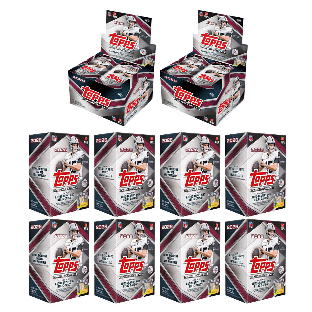 BREAK#137 2026 Topps Football Jumbo (x2) + Topps Football Blaster (x8) Team Break 09/11/26 12:00 PM EST