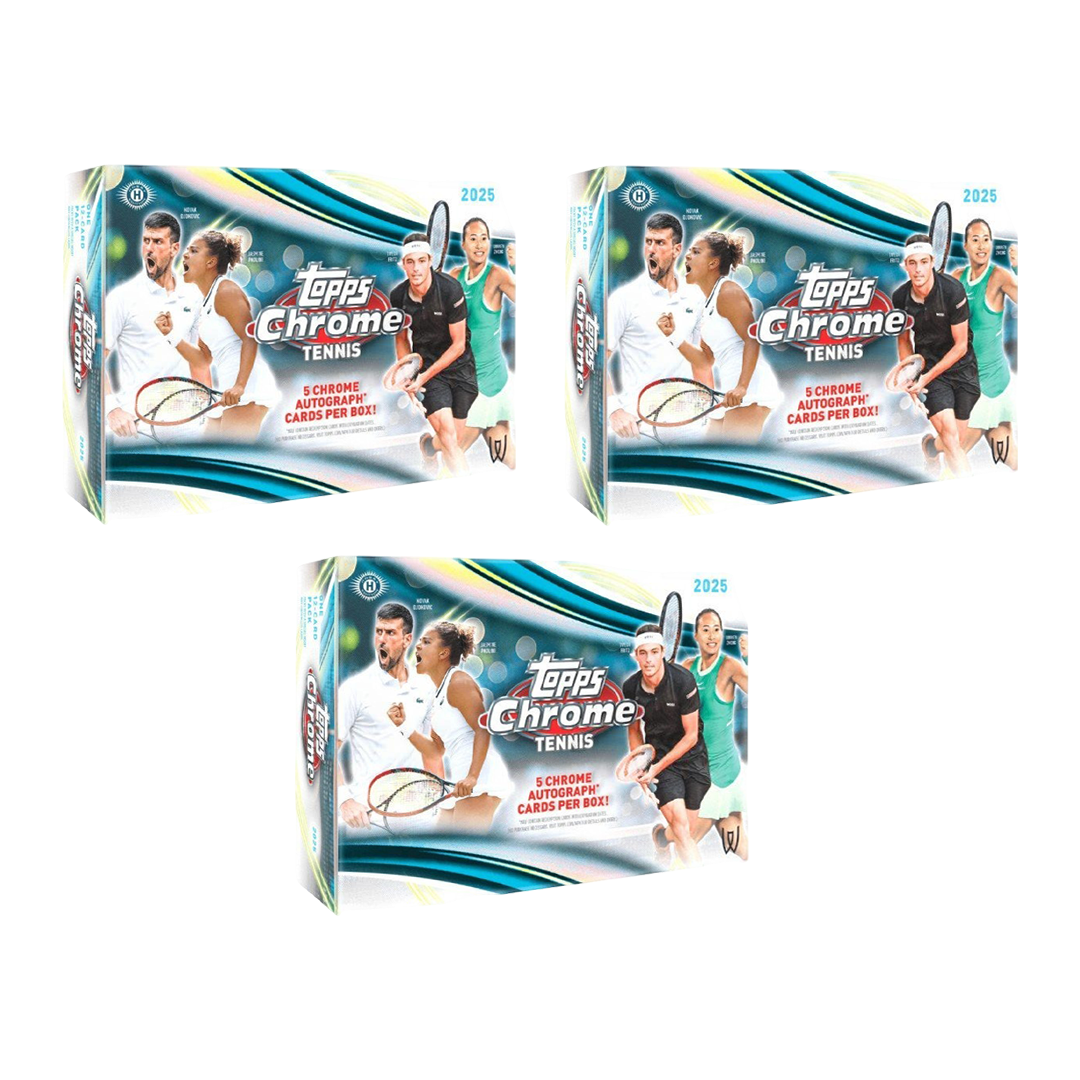 BREAK#177 THURSDAY  2025 Topps Chrome Tennis Breaker's Delight (x3) Pick Your Team (BP) 02/13/26 02:30 AM EST or RIP ON FILL