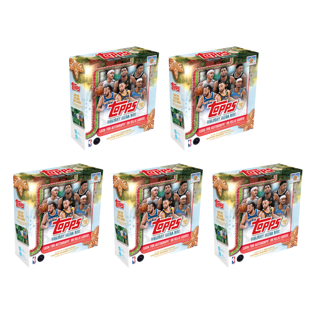 BANGER#170 SUNDAY 2025-26 Topps Basketball Holiday Mega (x5) Pick Your Team (LT) RIP ON FILL