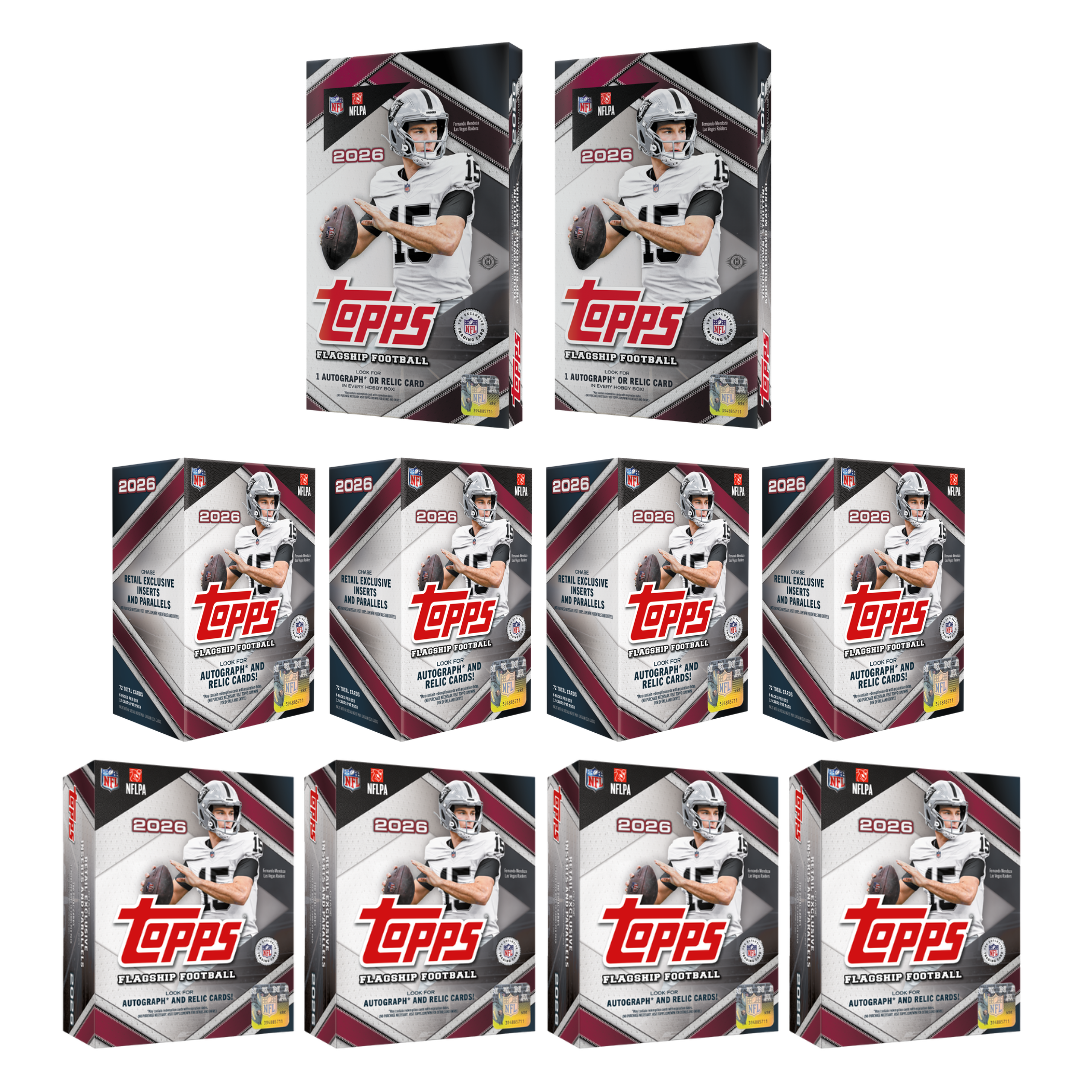 BREAK#152 2026 Topps Football Hobby (x2) + Topps Football Mega (x4) + Topps Football Blaster (x4) Team Break 09/13/26 02:00 PM EST
