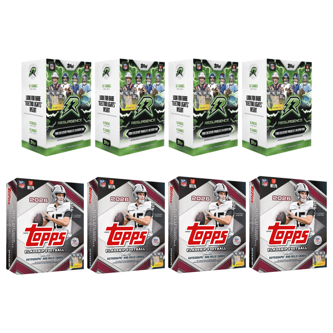 BREAK#155 2026 Topps Football Mega (x4) + 2025 Topps Resurgence Blaster (x4) Team Break 09/14/26 12:00 PM EST