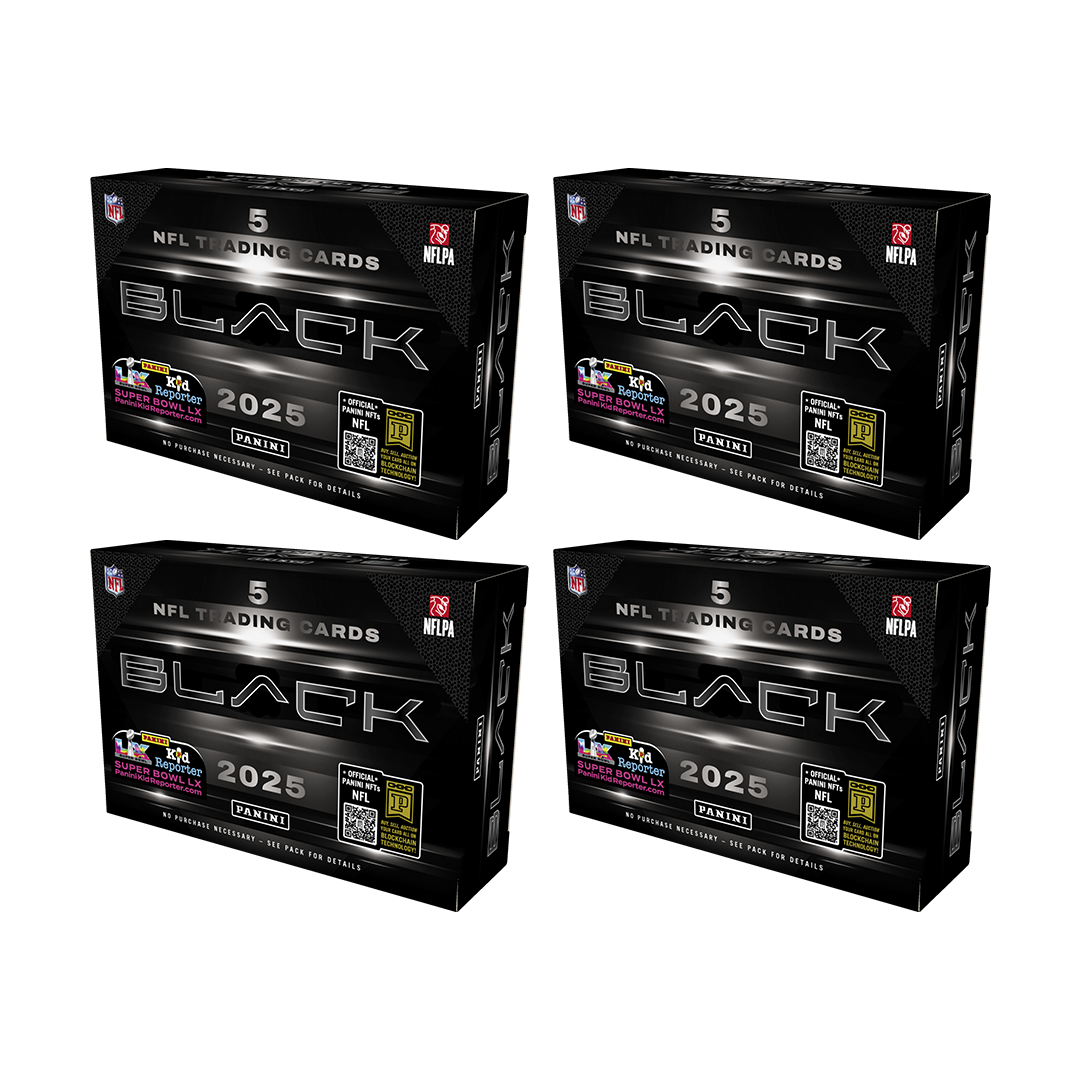 BREAK#161 SUNDAY 2025 Panini Black Football Hobby (x4) Pick Your Team (MDSM) 10/12/25 08:00 PM ST or RIP ON FILL