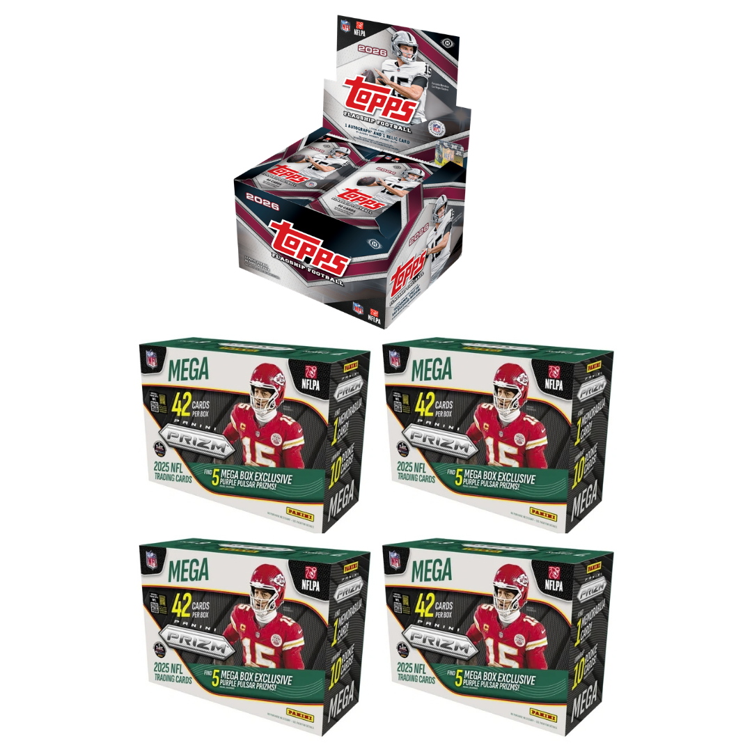 BREAK#171 2026 Topps Football Jumbo + 2025 Panini Prizm Football Hobby Mega (x4) Team BreakBS 09/23/26 12:00 PM EST