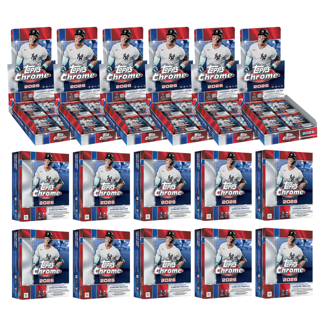 #MLB184 | PYT | 2026 TOPPS CHROME BASEBALL HOBBY (x6) + TOPPS CHROME MEGA (x10)