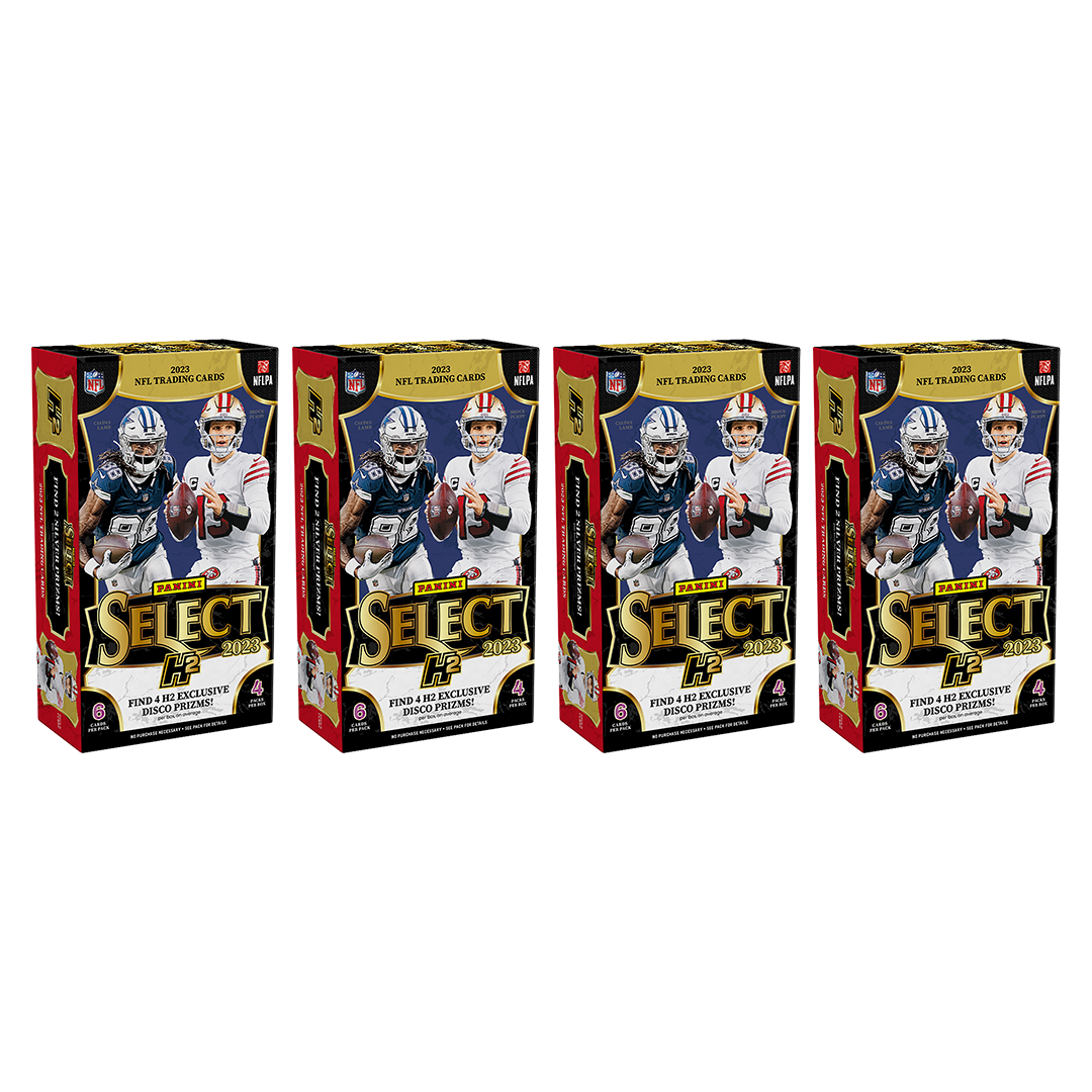 BREAK#202 THURSDAY 11:00 AM EST 2023 Panini Select Football H2 Hybrid Hobby (x4) Pick Your Team (PYT) Sports Trading Card Break (JR)