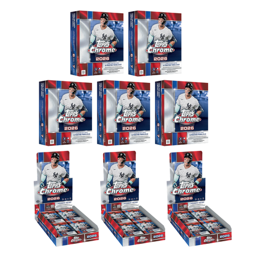 #MLB179 | PYT | 2026 TOPPS CHROME BASEBALL HOBBY (x3) + TOPPS CHROME MEGA (x5)
