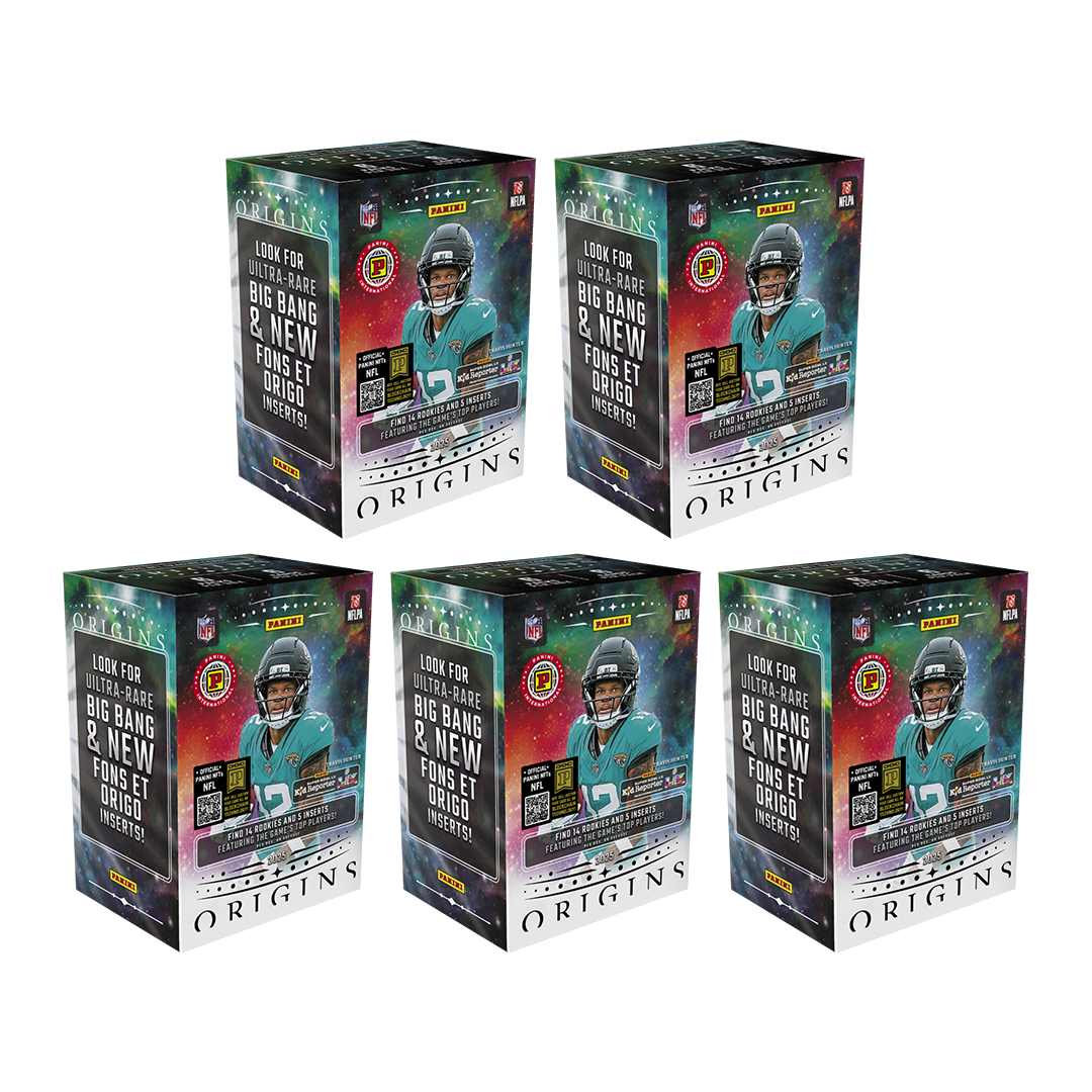 BREAK#185 MONDAY 2025 Panini Origins Football International Blaster (x5) Pick Your Team (BPMD) 10/13/25 08:00 PM EST or RIP ON FILL