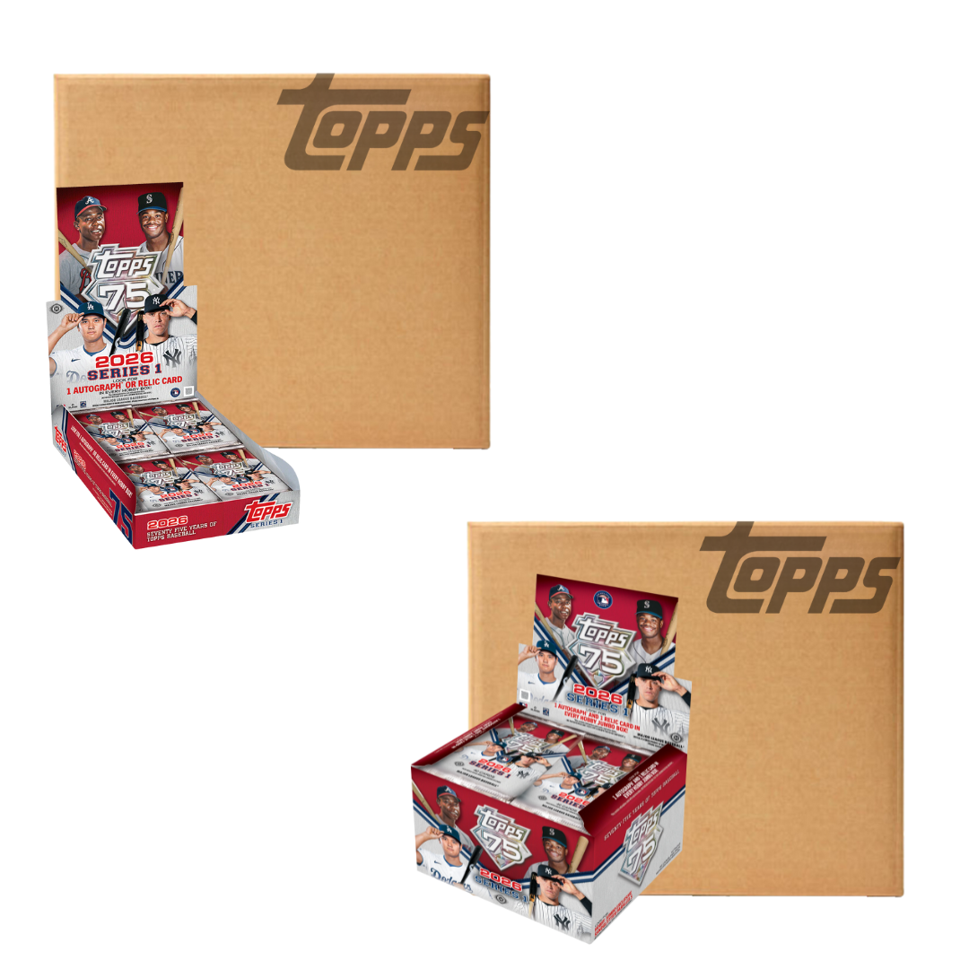 #MLB187 | PYT | 2026 TOPPS SERIES ONE JUMBO BASEBALL CASE (6 Boxes) + HOBBY CASE (12 Boxes) | WEDNESDAY