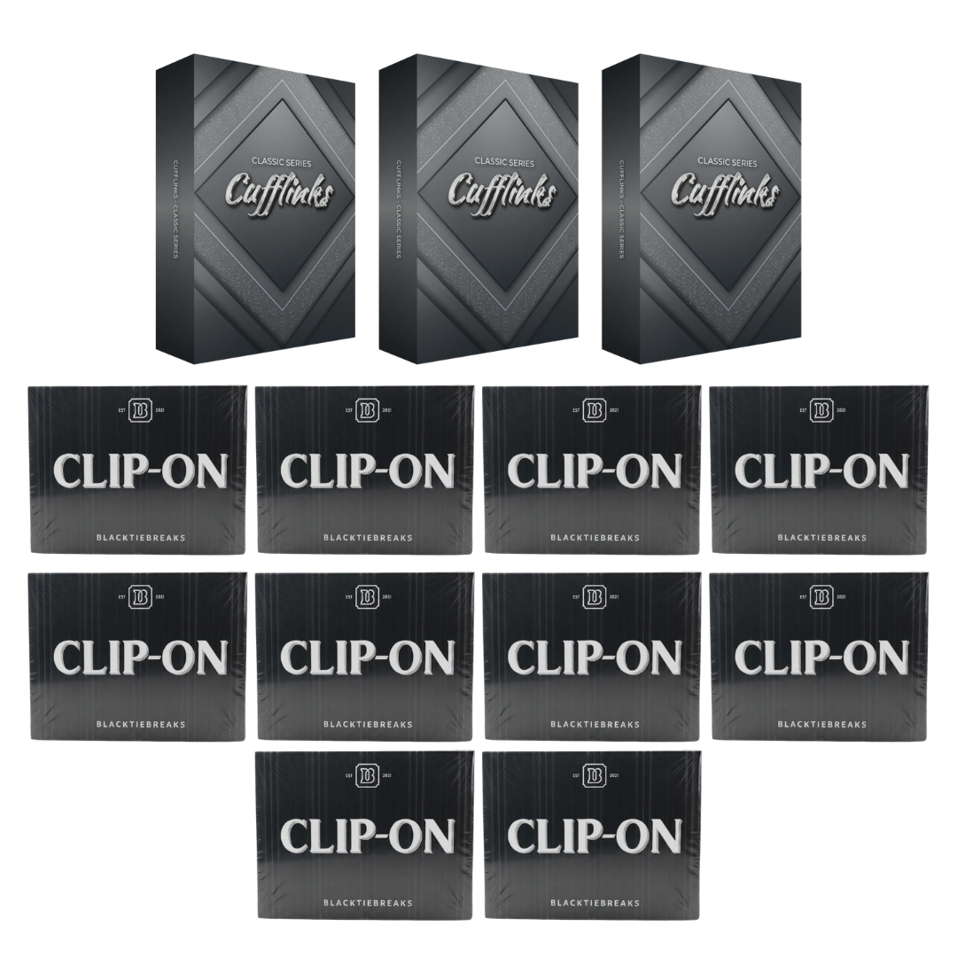 BREAK#21 BlackTie Multi-Sport Clip-On (x10) + BlackTie Multi-Sport Classic Cufflink (x3) Pick Your Team 08/09/26 RIP ON FILL