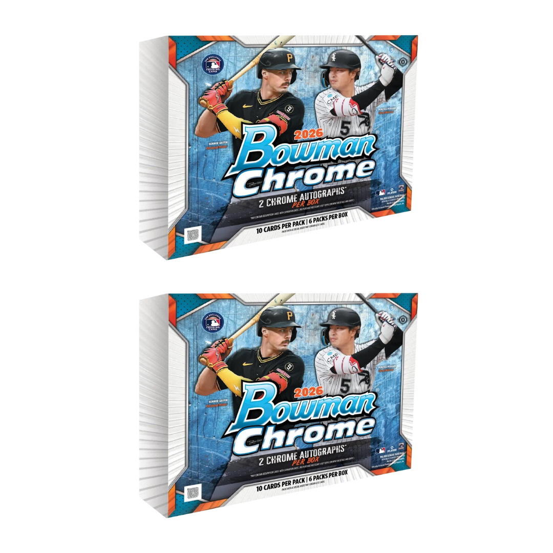 BREAK#191 2026 Bowman Chrome Baseball Hobby (x2) Team Break 09/28/26 10:00 AM EST