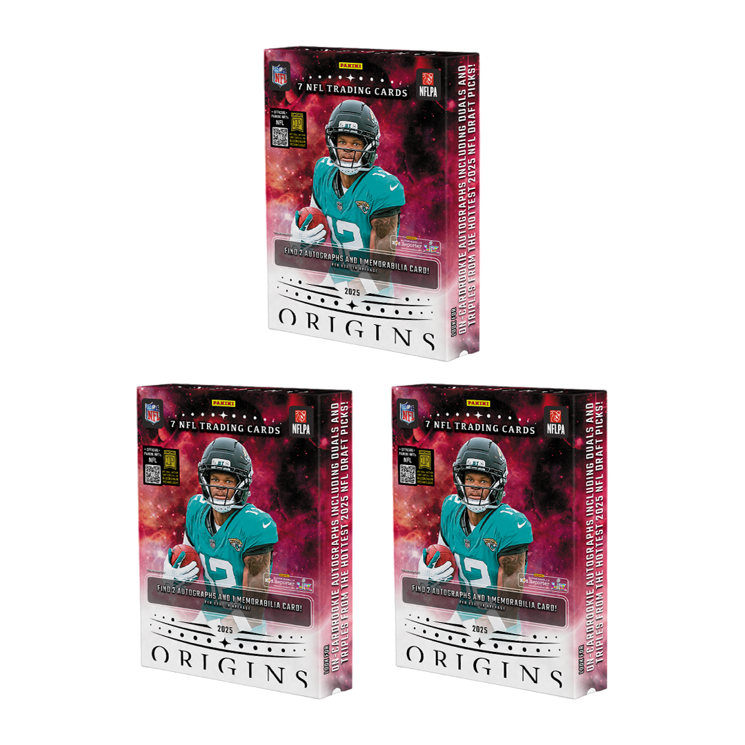 BREAK#580 SUNDAY 11/02/25 07:00 PM EST or RIP ON FILL 2025 Panini Origins Football Hobby (x3) Pick Your Team (SM)