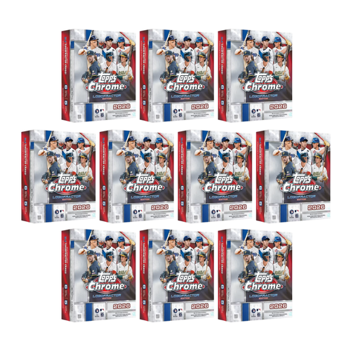#MLB193 | PYT | 2026 TOPPS CHROME BASEBALL LOGOFRACTOR HALF CASE (10 Boxes)