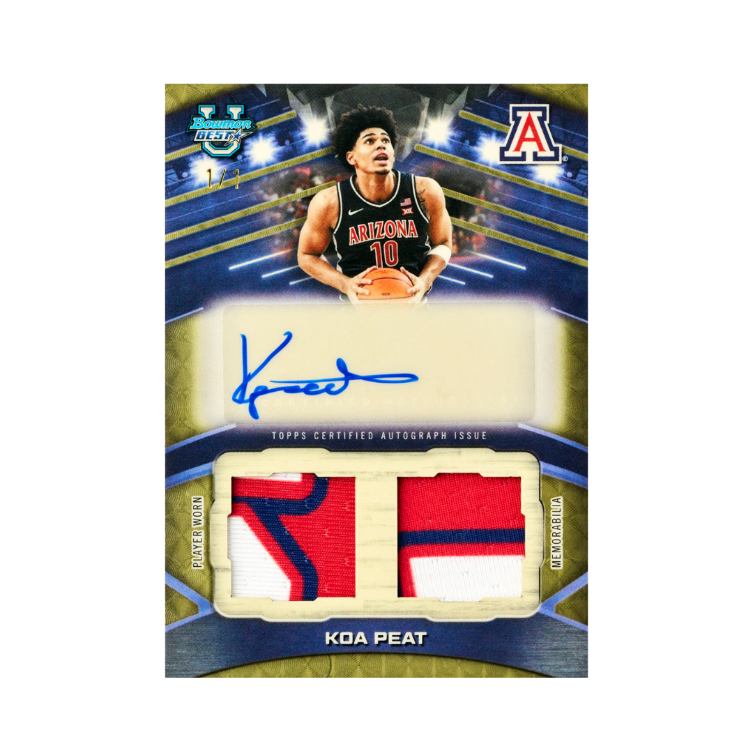 2025-26 Bowman University Best Basketball Hobby Trading Cards