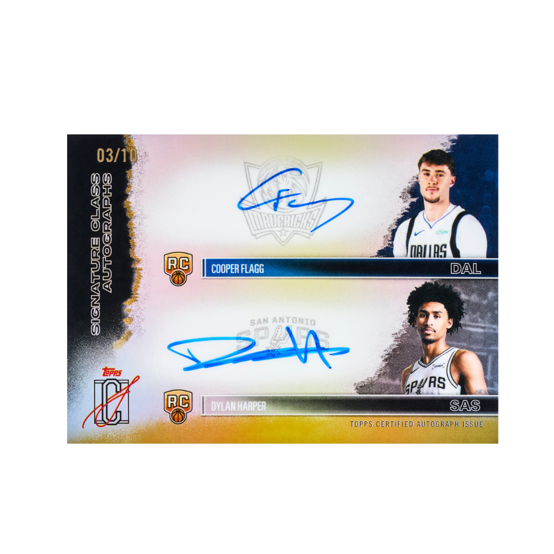 2025-26 Topps Signature Class Basketball Jumbo Trading Cards